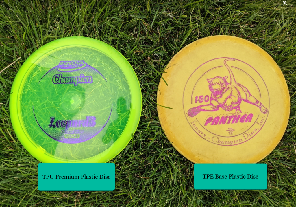 Base Plastic vs Premium plastic disc